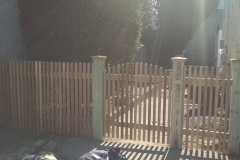 #17 Cedar 2x2 Picket on 6x6 Posts