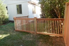 #21 2 x 2 Cedar Picket with Face Boards