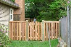 #9 Cedar Spaced Picket Flat Top
