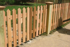 #3 Cedar 1x4 Saw Point Picket