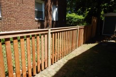 #11 Cedar Spaced Picket with Flat Top