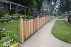 #15 Cedar Picket Fence with Dip