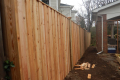 #28 Cedar Board and Batten Fence