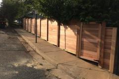 #31 Cedar Horizontal Fence with Gate