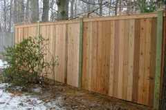 #2 Cedar Flatboard Fence