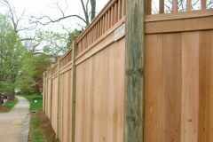 #4 Cedar Solid Board with 2x2 Lattice
