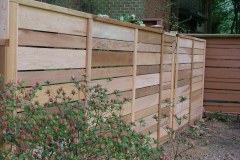 #10 Cedar Horizontal Board Fence