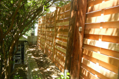 #22 Cedar Basket Weave Fence 6' High