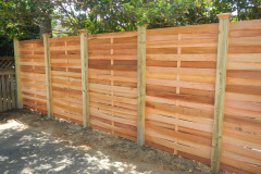 #23 Cedar Basket Weave Fence