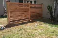 #32 Horizontal Cedar Fence