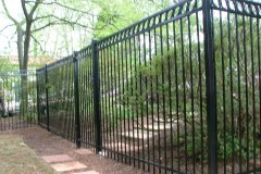#3 Decorative Metal Fence with Rings