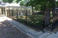 #8 Centurion 3 Rail Fence with Pointed Picket