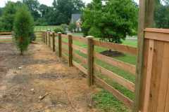 #4 Cedar Paddock Fence