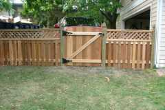 #6 Cedar Solid Board Gate