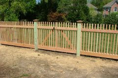 #15 Cedar 2x2 Picket Double Gate