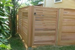 #8 Cedar Horizontal Spaced Board Gate