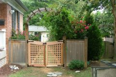 #10 Cedar Lattice Gate and Arbor