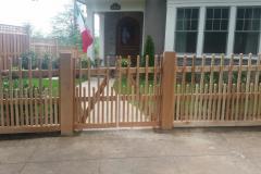 #26 2x2 Cedar Picket Custom Gate