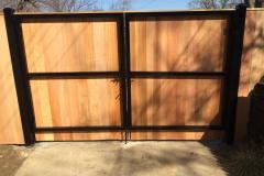 #25 Metal framed gate