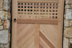 #1b Cedar Entry Gate Outside View
