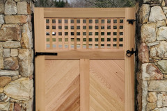 #1b Cedar Entrance Gate - Inside View