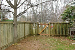 #1 Pine Spaced Picket with Flat Top