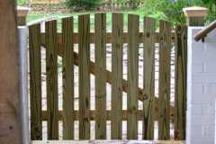 #5 Pressure Treated Pine Spaced Picket Fence