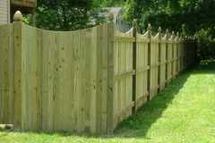 #4 Pressure Treated Flatboard Fence with Dip