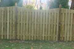 #11 Pressure Treated Pine Board on Board Fence