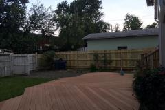 #16 Pine 1x6 Flatboard Fence with Dog Ear Picket