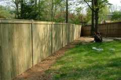 #2 Pressure Treated Pine Flatboard Fence