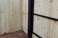Steel Reinforced Security Fence - Inside View