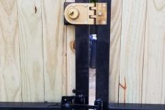 Steel Reinforced Security Fence - Gate Lock.