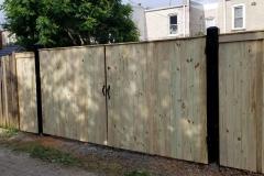 Steel Reinforced Security Fence and Gate - Outside View 2