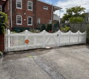 Maryland Vinyl Picket Fence Install